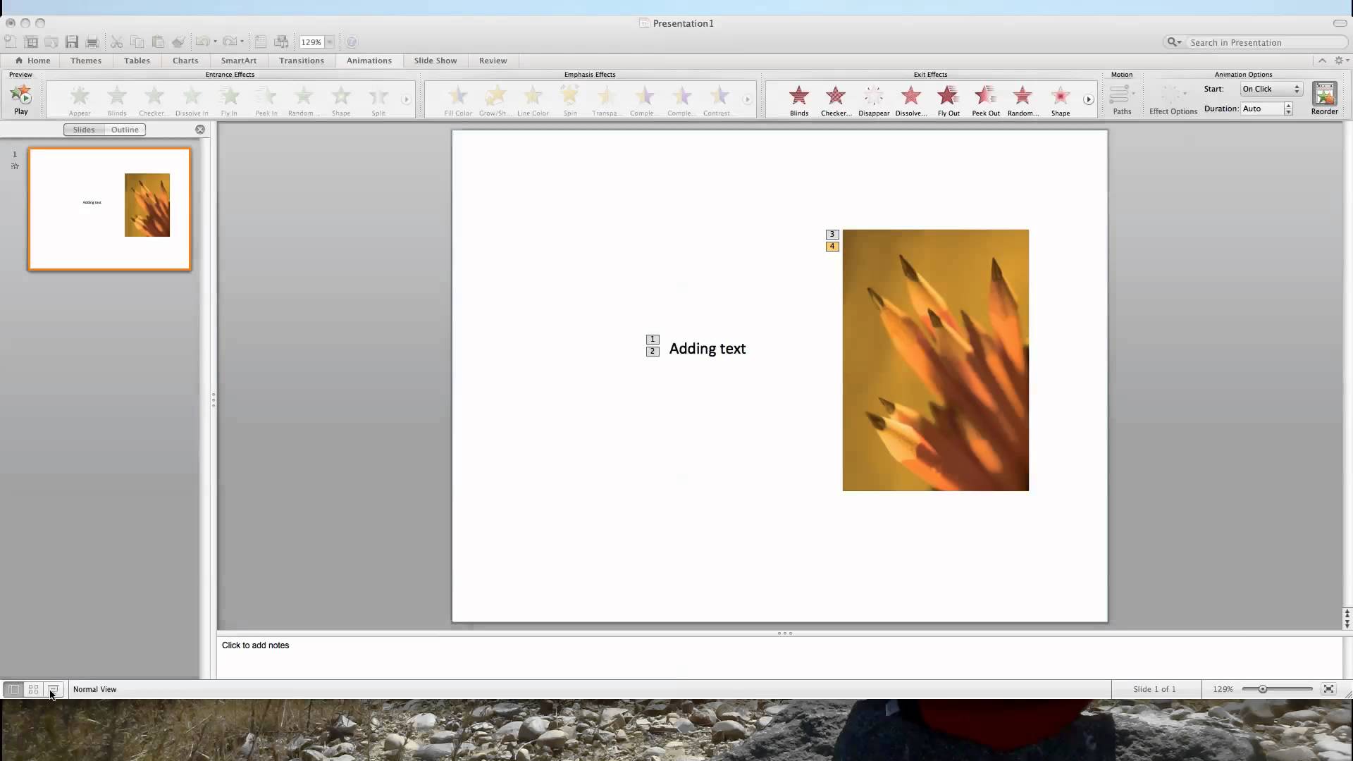 do animation in powerpoint 2008 for mac